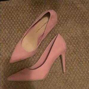 Suede Pink Heels
